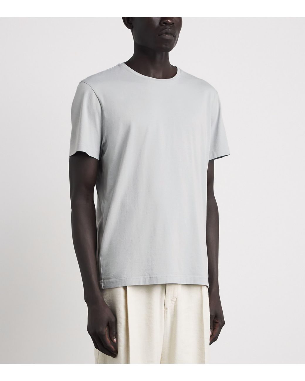 PAIGE White Pima Cotton Sorden T-Shirt for men