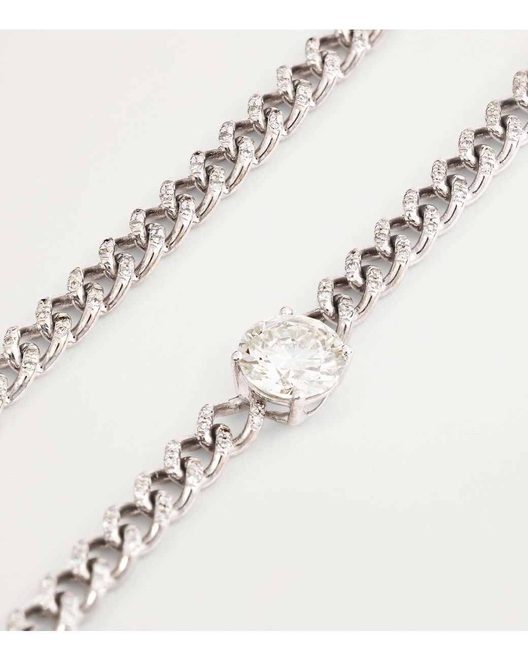 SHAY Metallic And Diamond Baby Link Choker Necklace