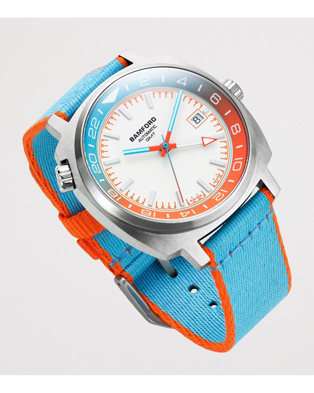 BAMFORD LONDON Blue Stainless Steel Gmt Summer -5 Watch