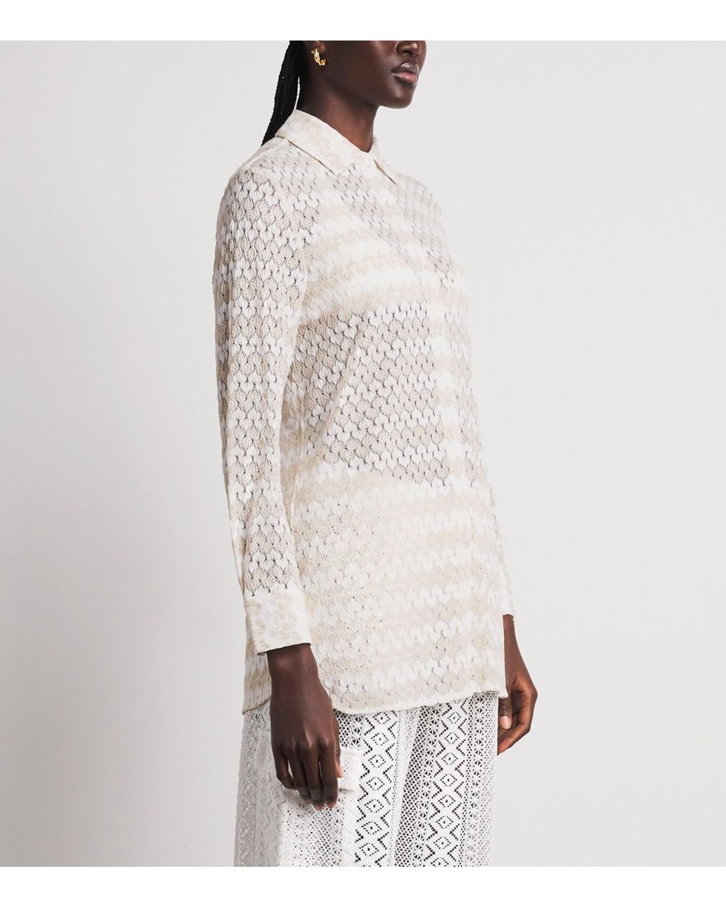 Melissa Odabash White Daria Beach Shirt