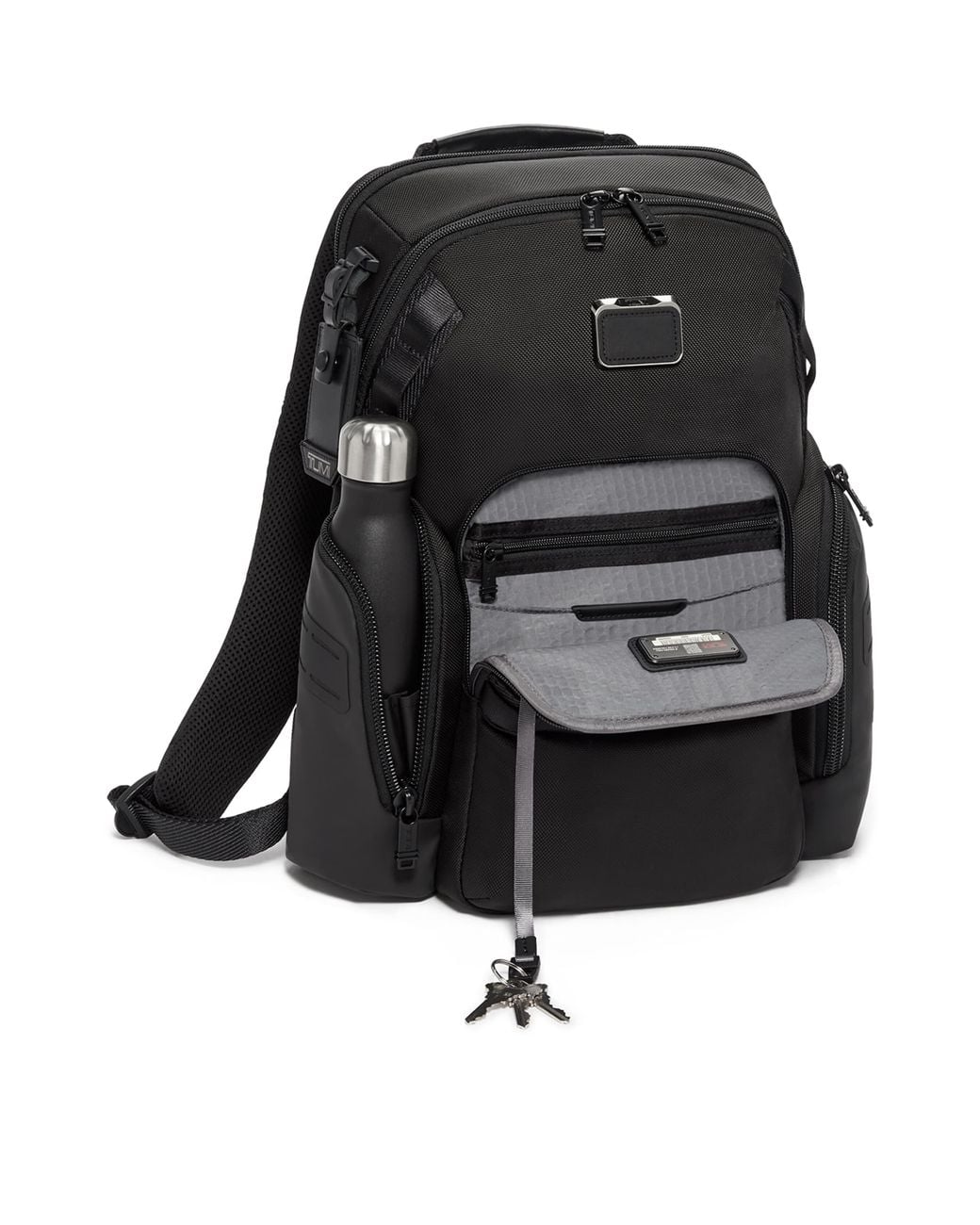Tumi Black Alpha Bravo Business Backpack