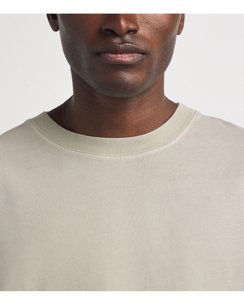 Agolde White Cotton Portman T-Shirt for men