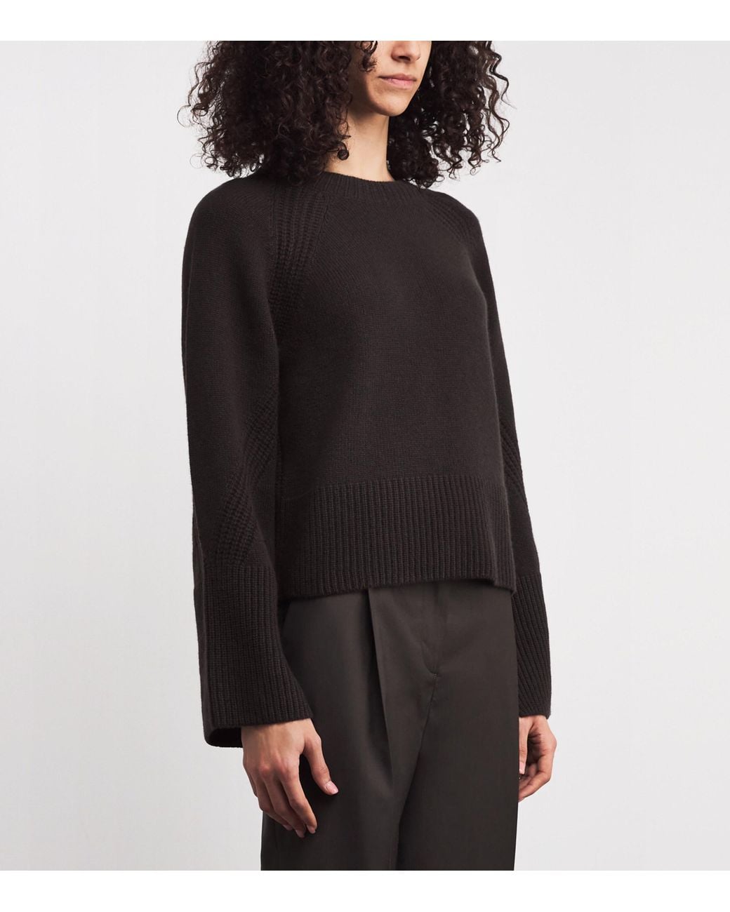 Joseph Black Cashmere Maple Sweater
