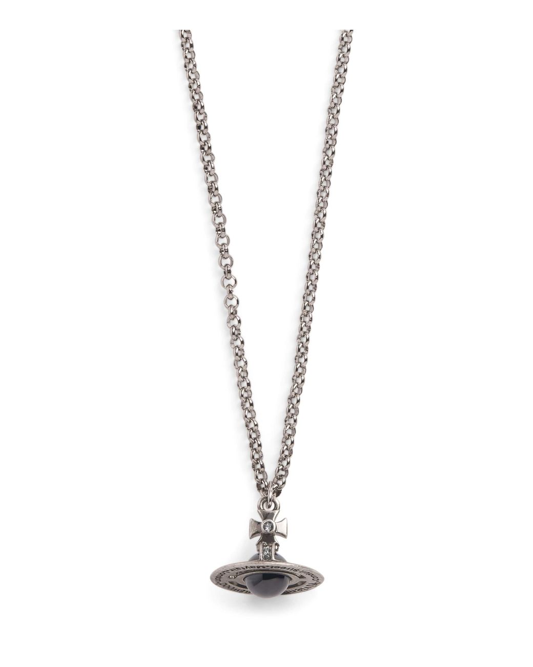 Vivienne Westwood Metallic Tiny Orb Pendant Necklace for men