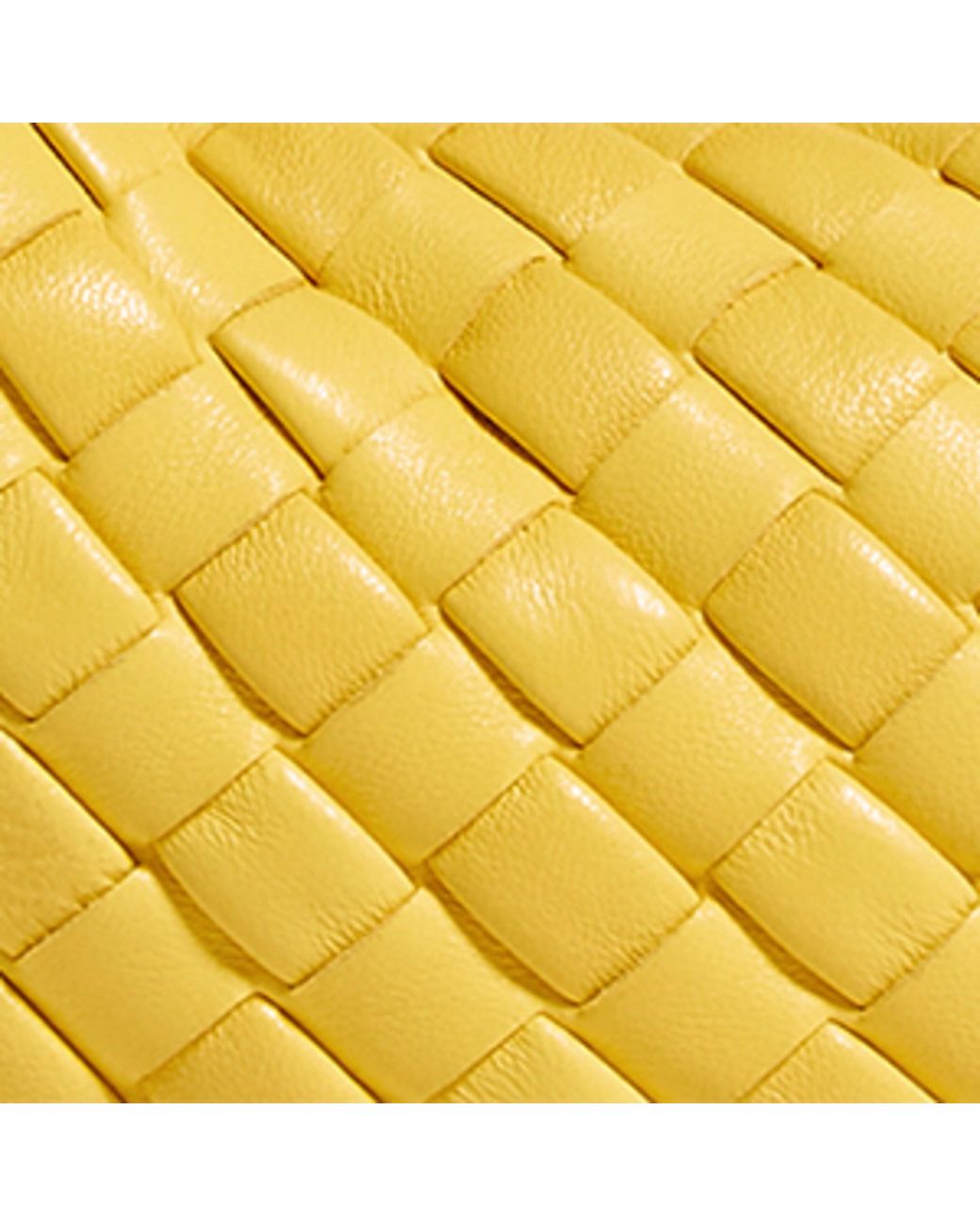 Bottega Veneta Yellow Baby Nappa Leather Veneta Shoulder Bag
