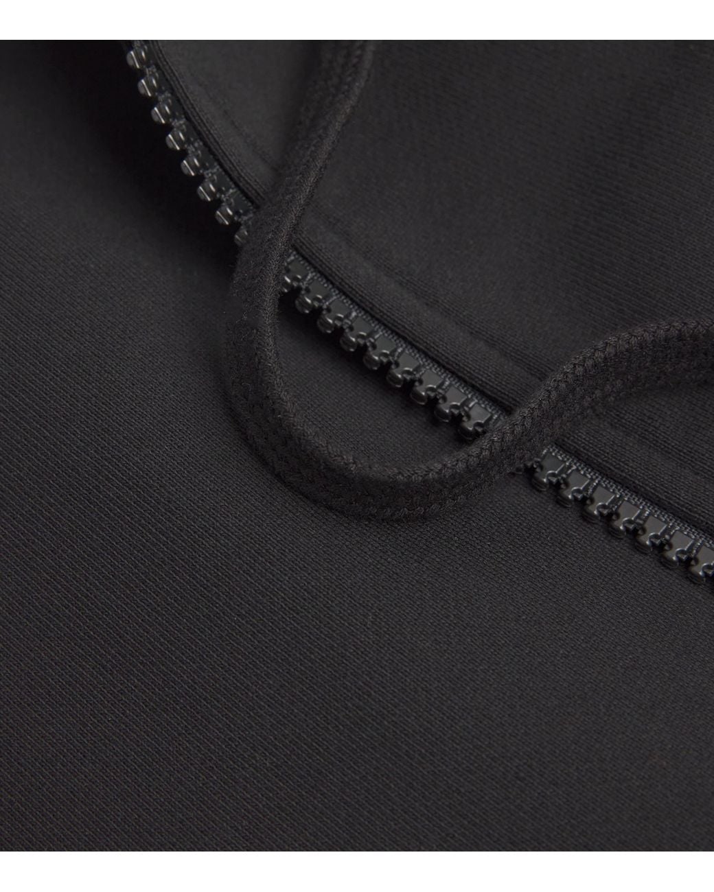 Canada Goose Black Cotton Zip-Up Huron Hoodie for men