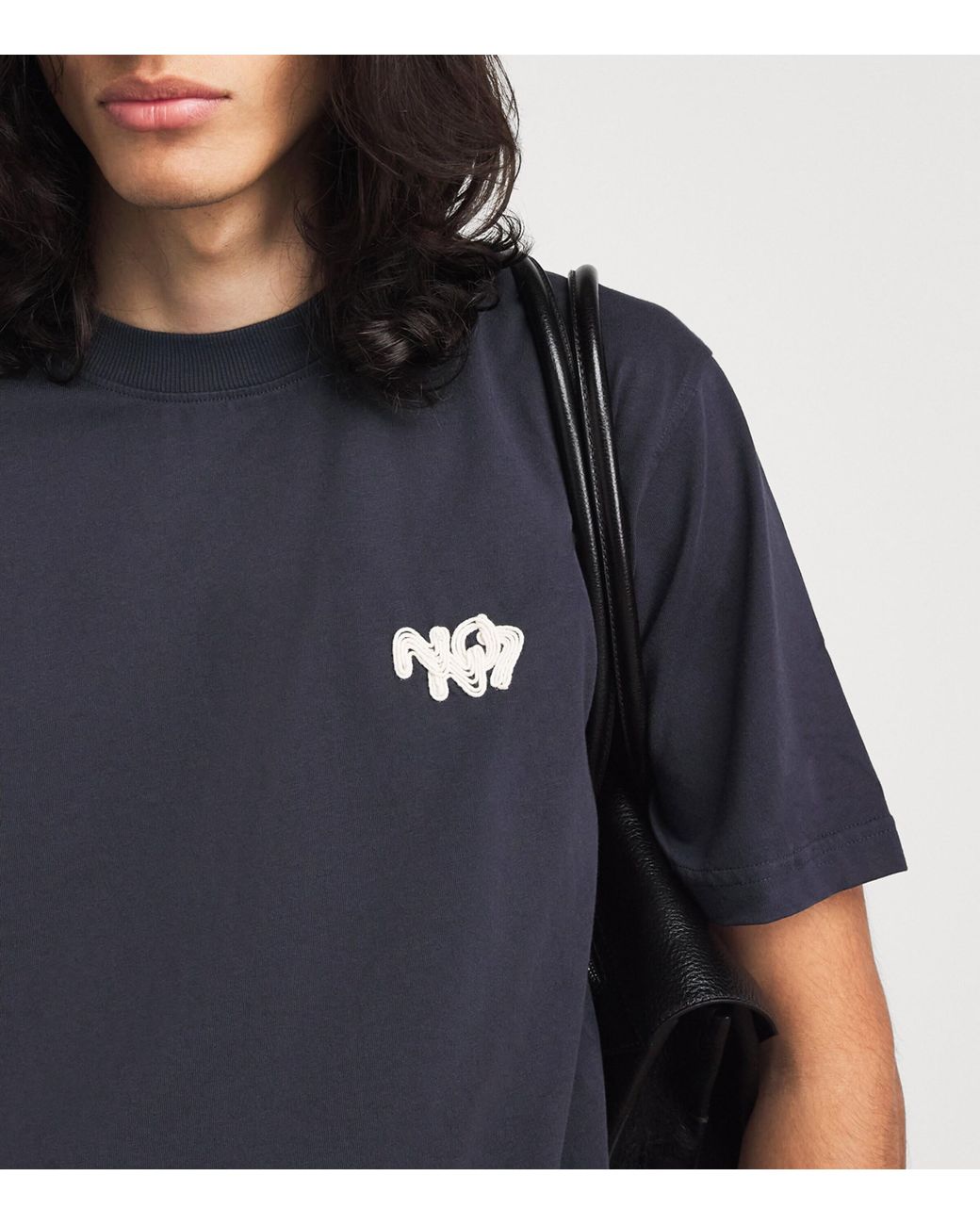 NN07 Blue Pima Cotton Adam T-Shirt for men