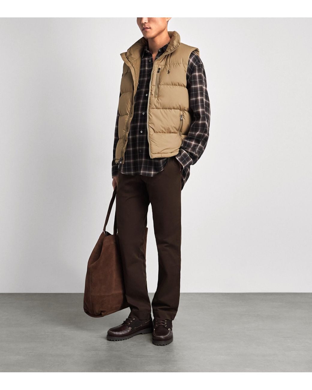 Polo Ralph Lauren Natural Gorham Down Gilet for men