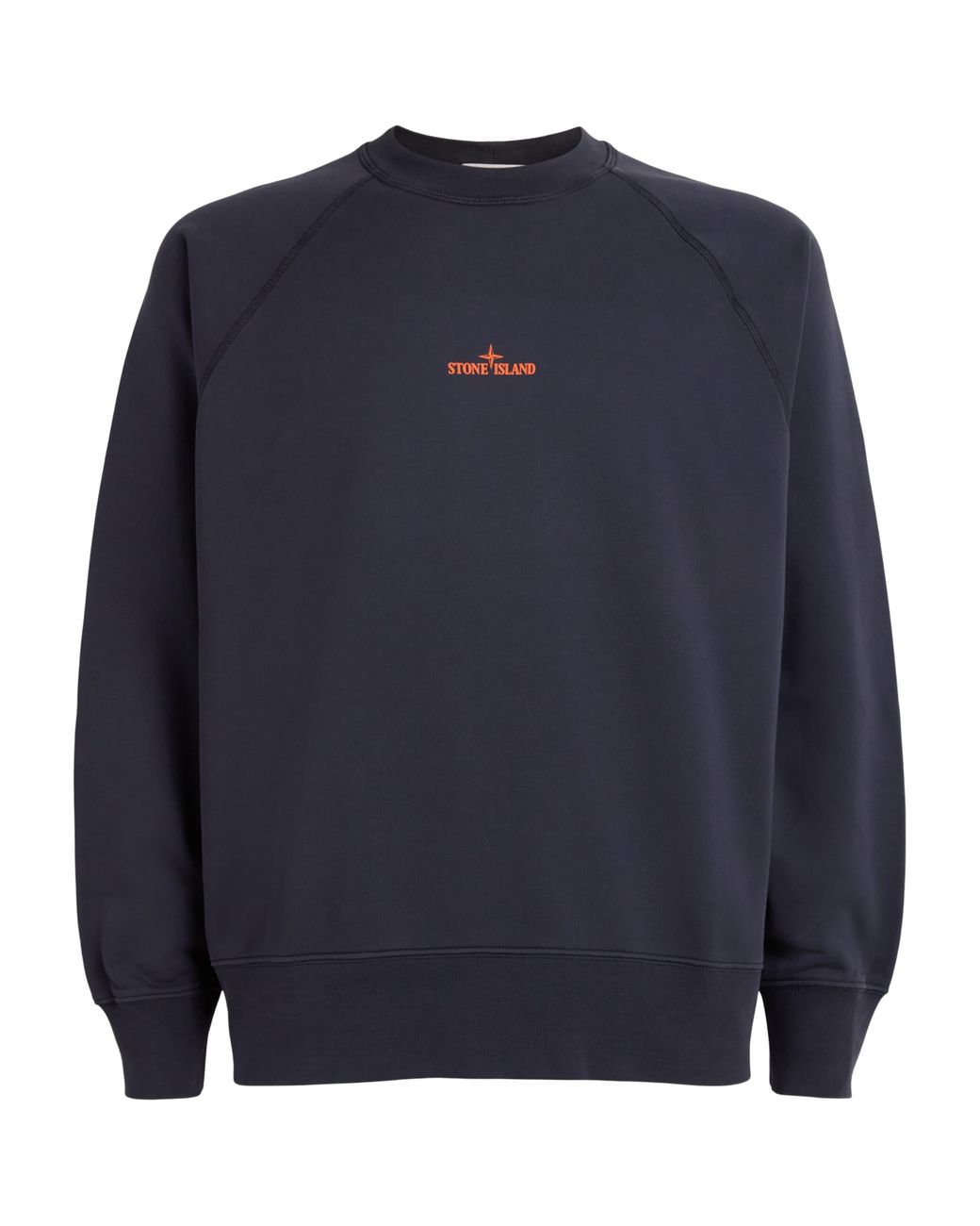 Stone Island Blue Oversized Desert Print Sweatshirt for men