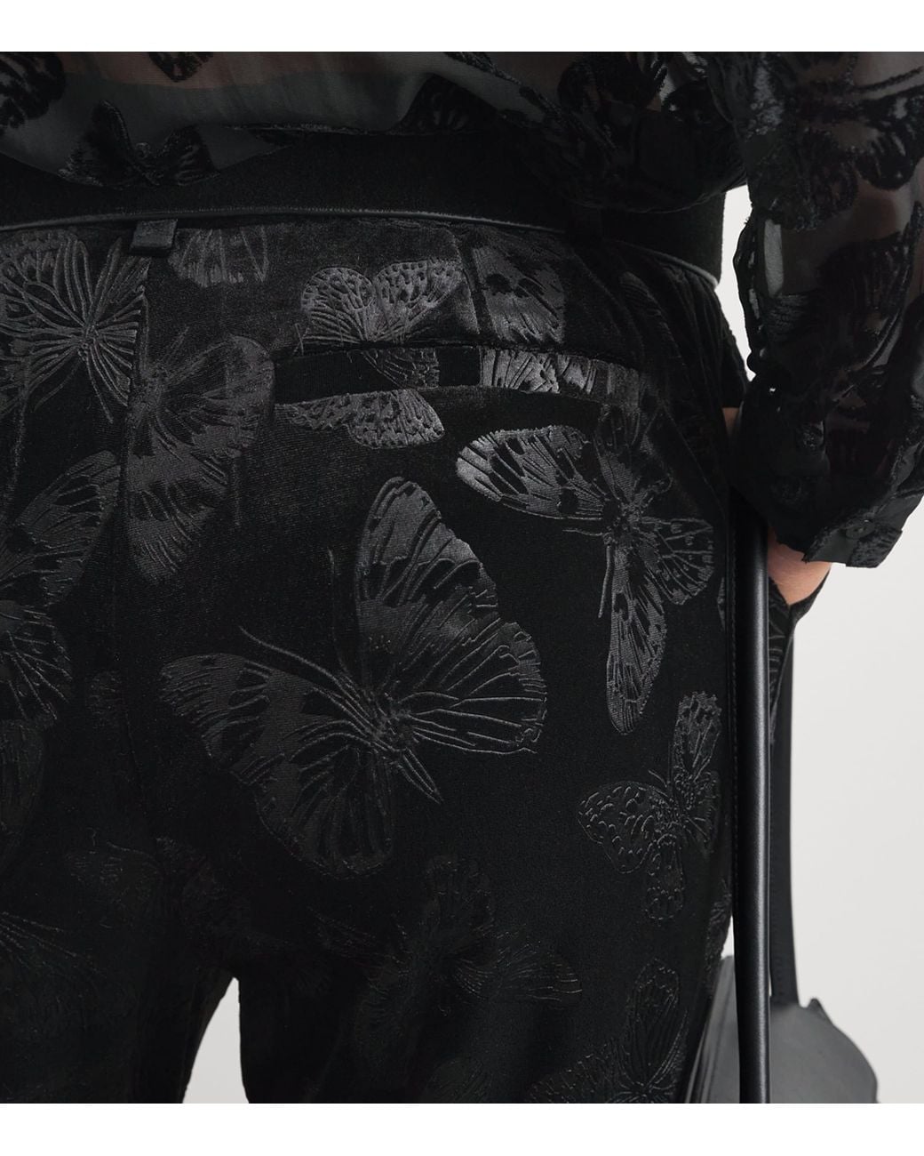 L'Agence Black Frances Bootcut Trousers