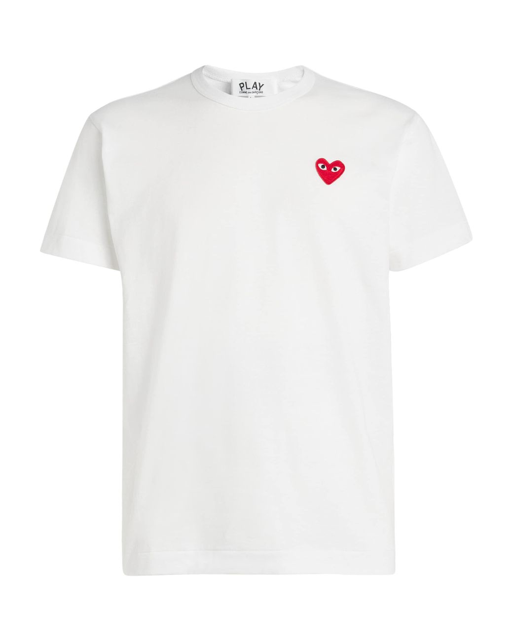COMME DES GARÇONS PLAY White Heart Logo T-Shirt for men