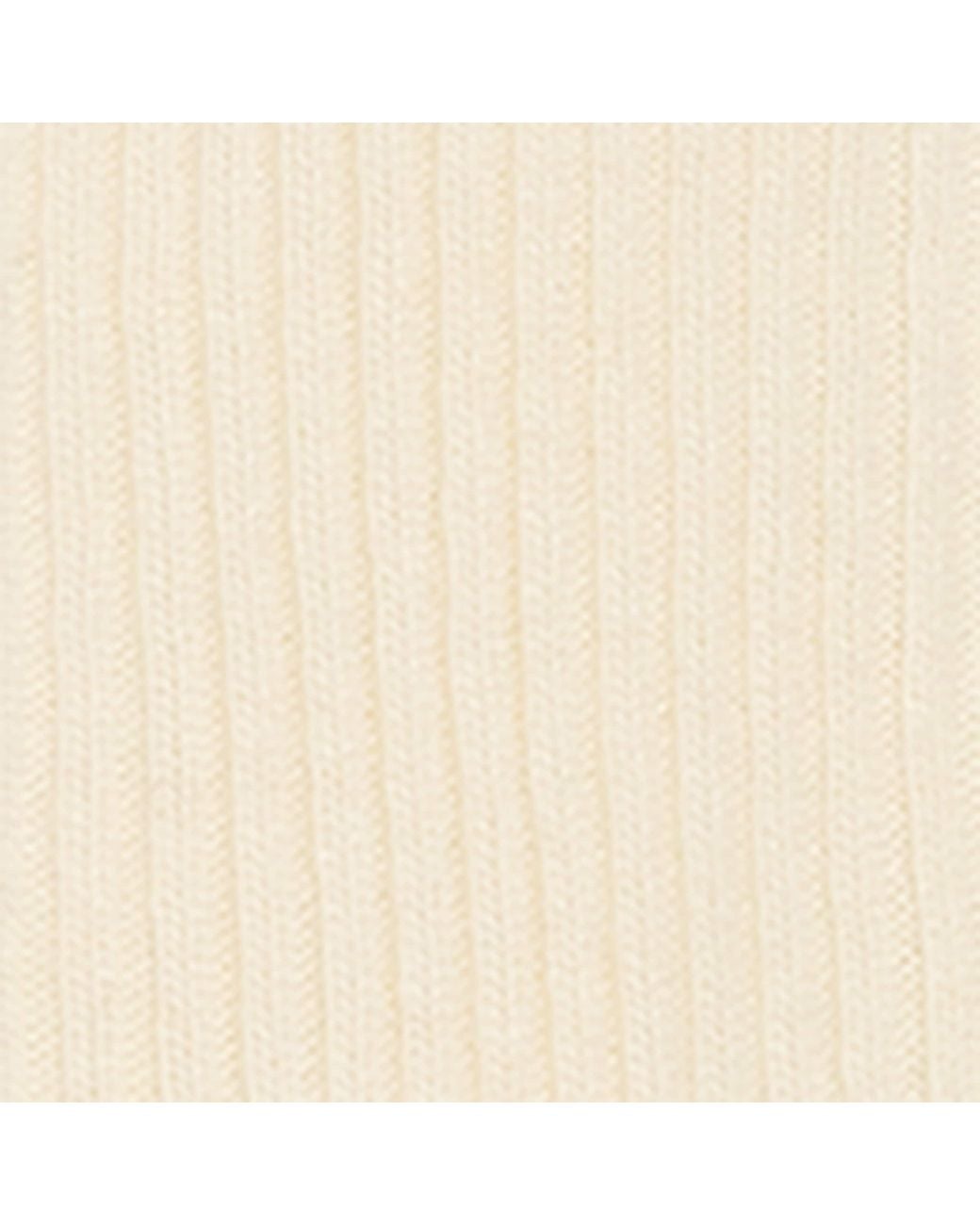 Falke White Wool-Cashmere-Blend Cosy Boot Socks