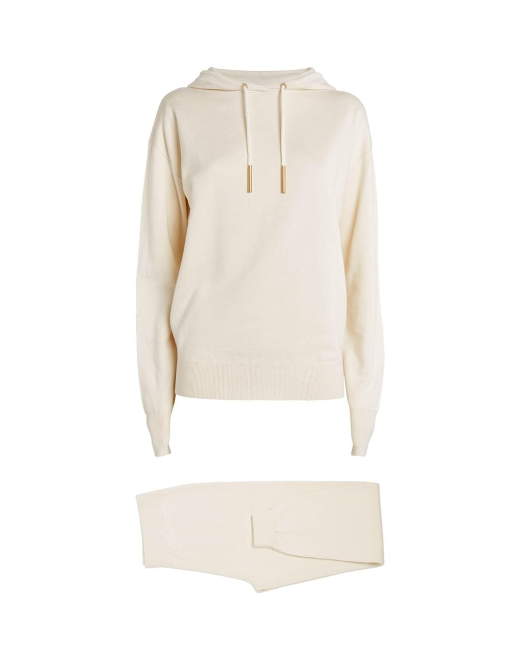 Olivia Von Halle Natural Silk-Cashmere Gia Tracksuit