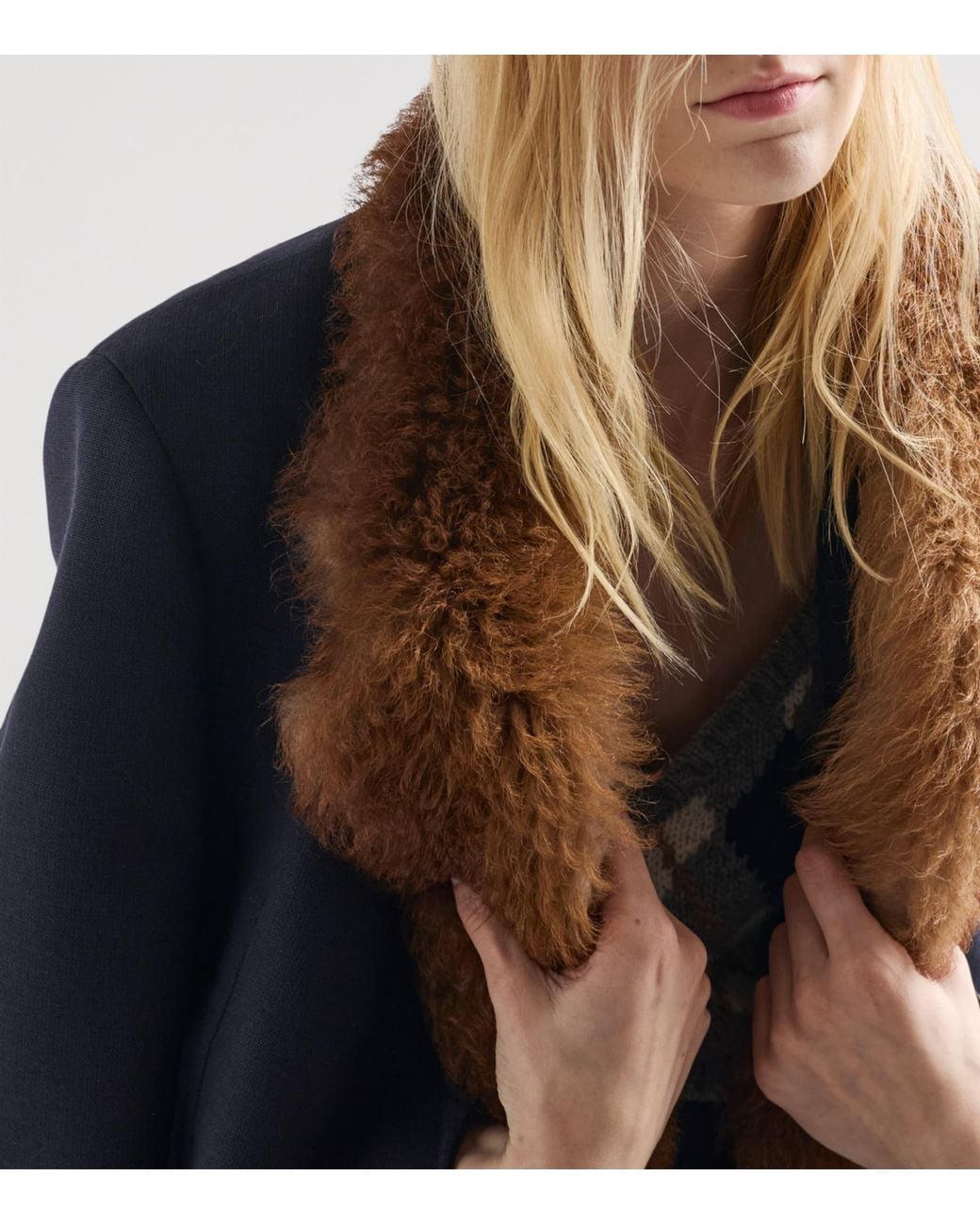 Prada Blue Wool Single-Breasted Blazer