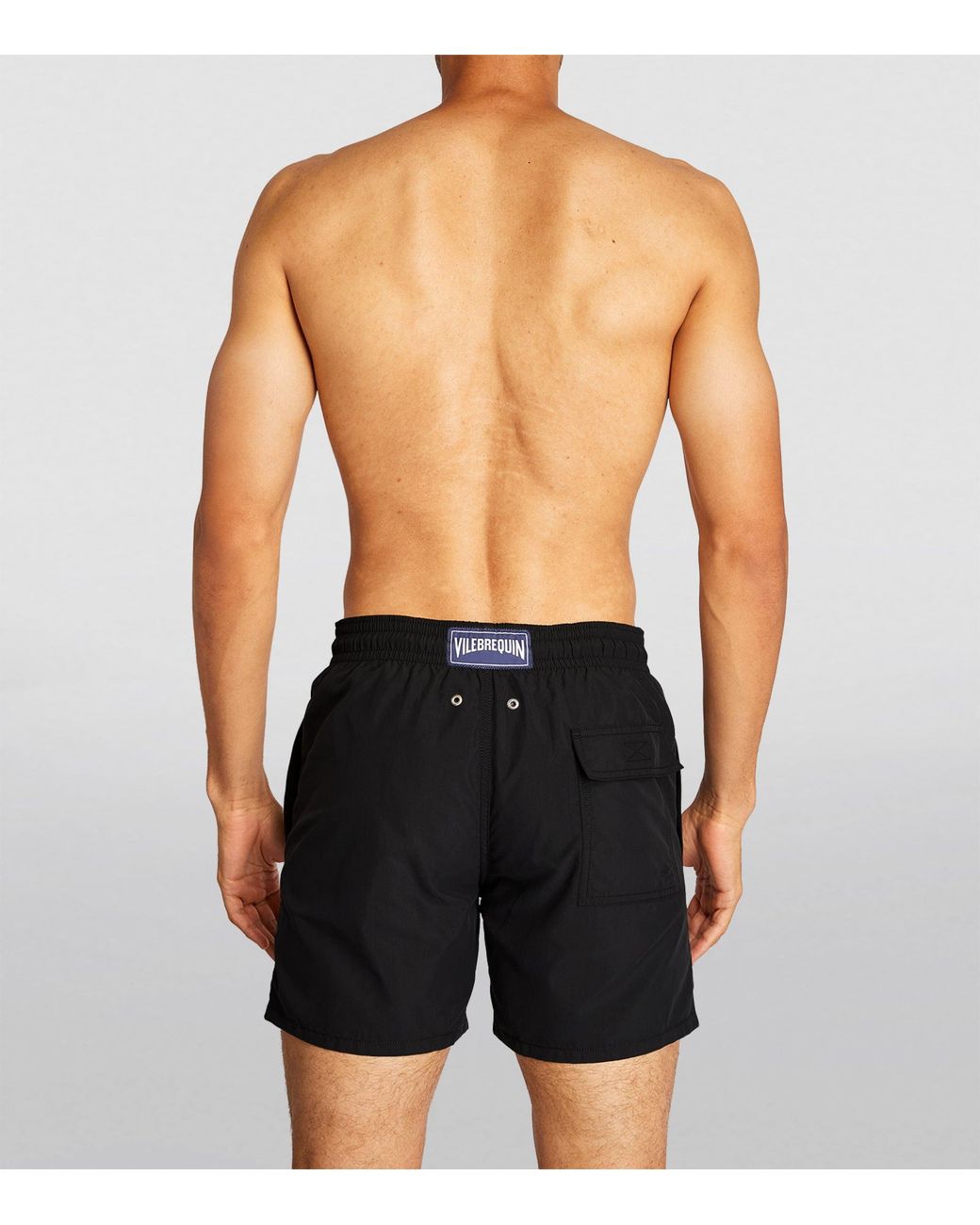 Vilebrequin Black Moorea Swim Shorts for men