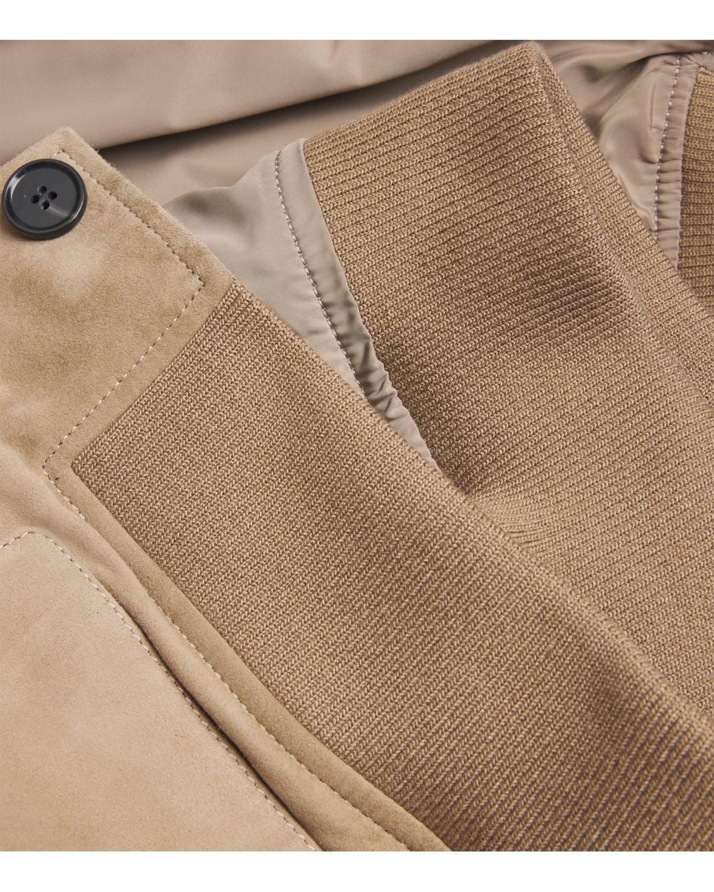 Arma Natural Suede Reversible Tomme Jacket for men