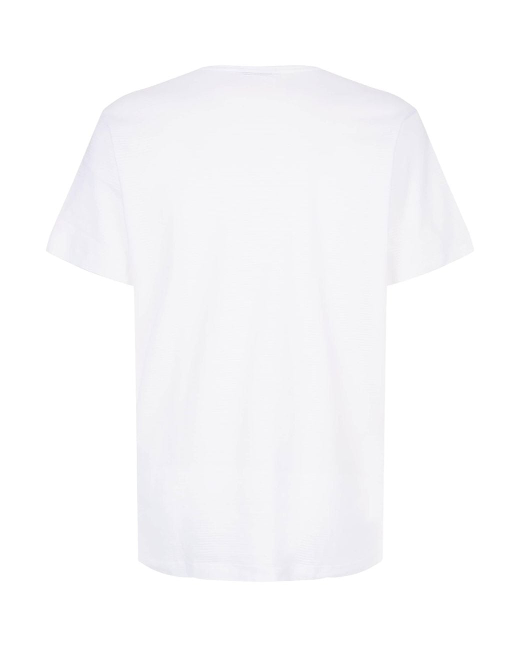 Sunspel White Cellular Cotton T-Shirt for men
