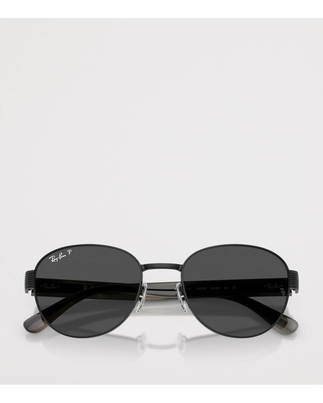 Ray-Ban Black Rb3766 Polarized+ Lenses Square Sunglasses