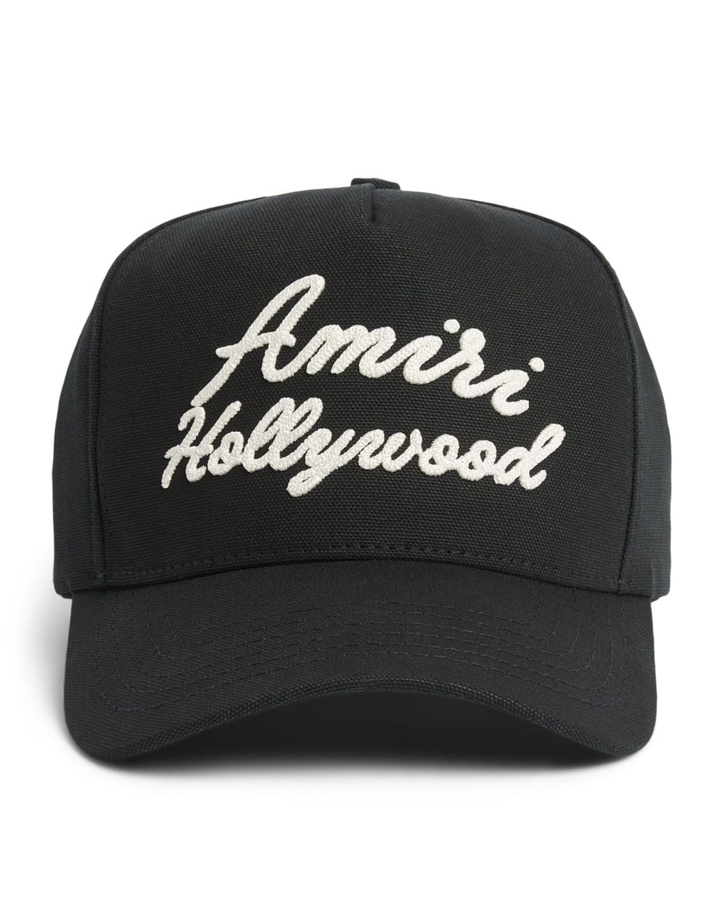 Amiri Black Canvas Hollywood Baseball Cap for men