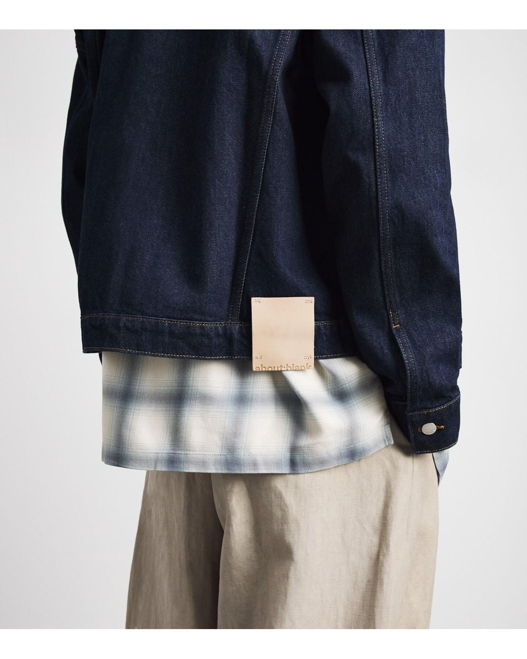 About Blank Blue Boxy Denim Jacket for men
