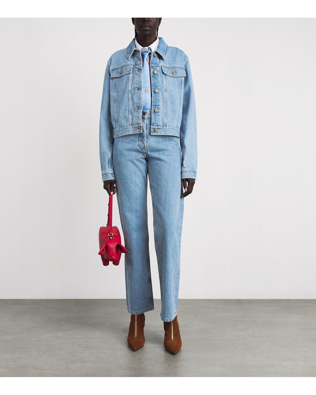 Thom Browne Blue Straight Jeans