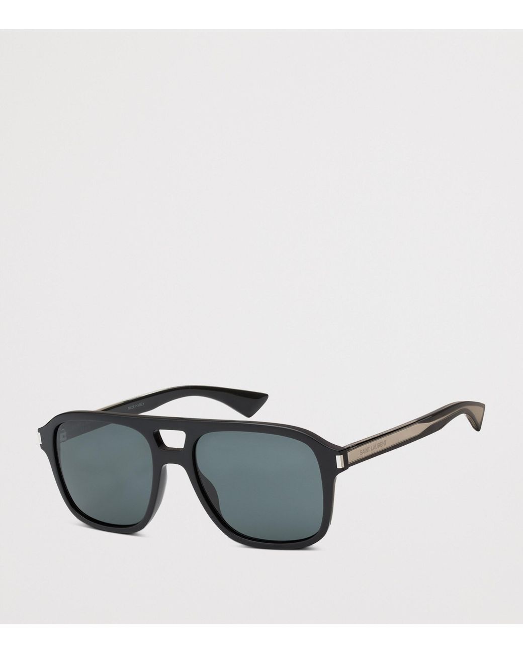 Saint Laurent Gray Aviator 881 Sunglasses