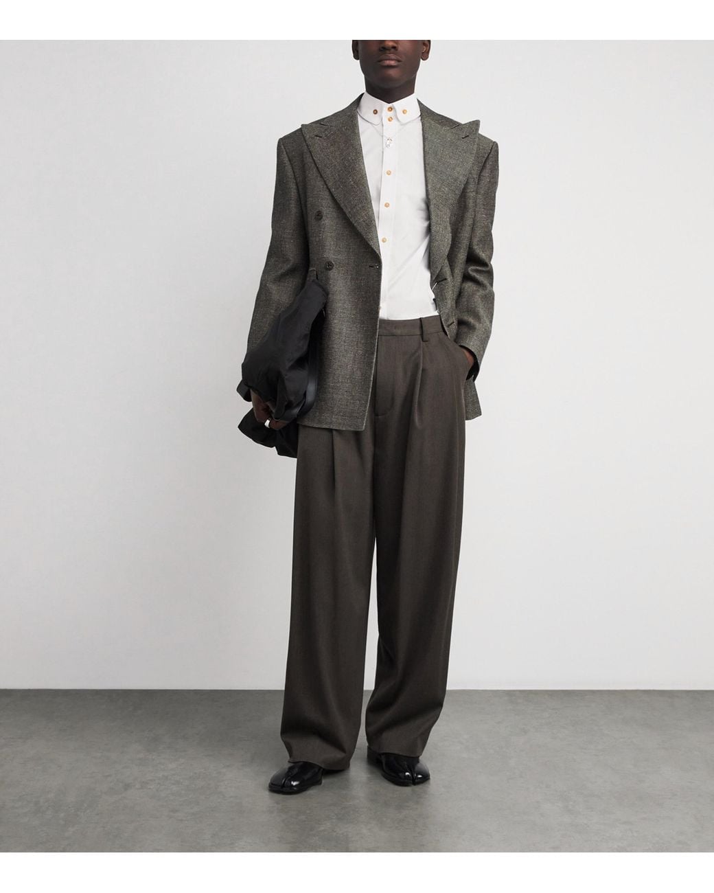 Vivienne Westwood White Cotton 2-Button Krall Shirt for men