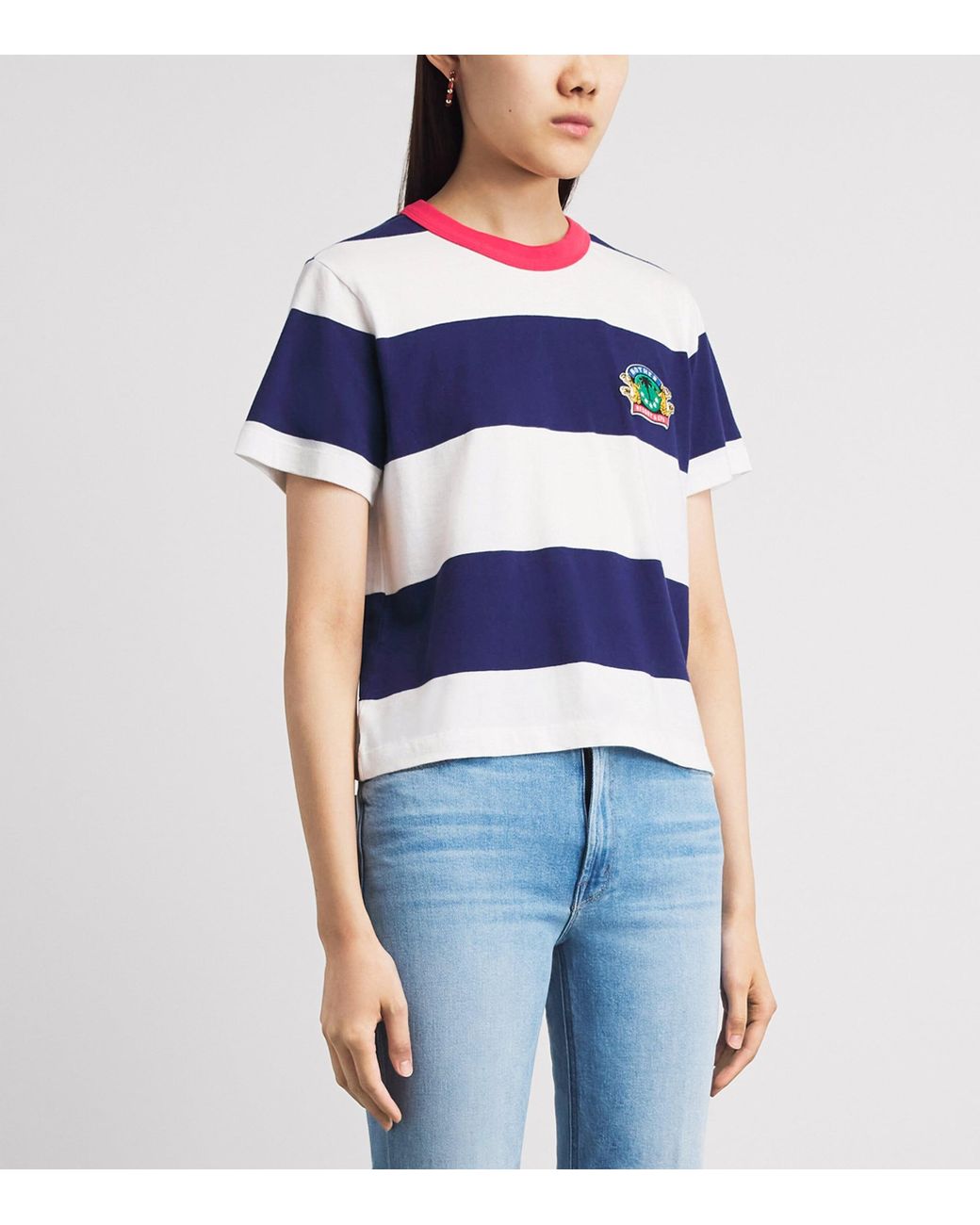 Mother Blue Cotton Goodie Goodie T-Shirt