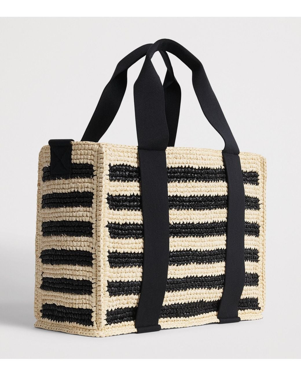 Eres Black Mini Rattan Voyager Top-Handle Bag
