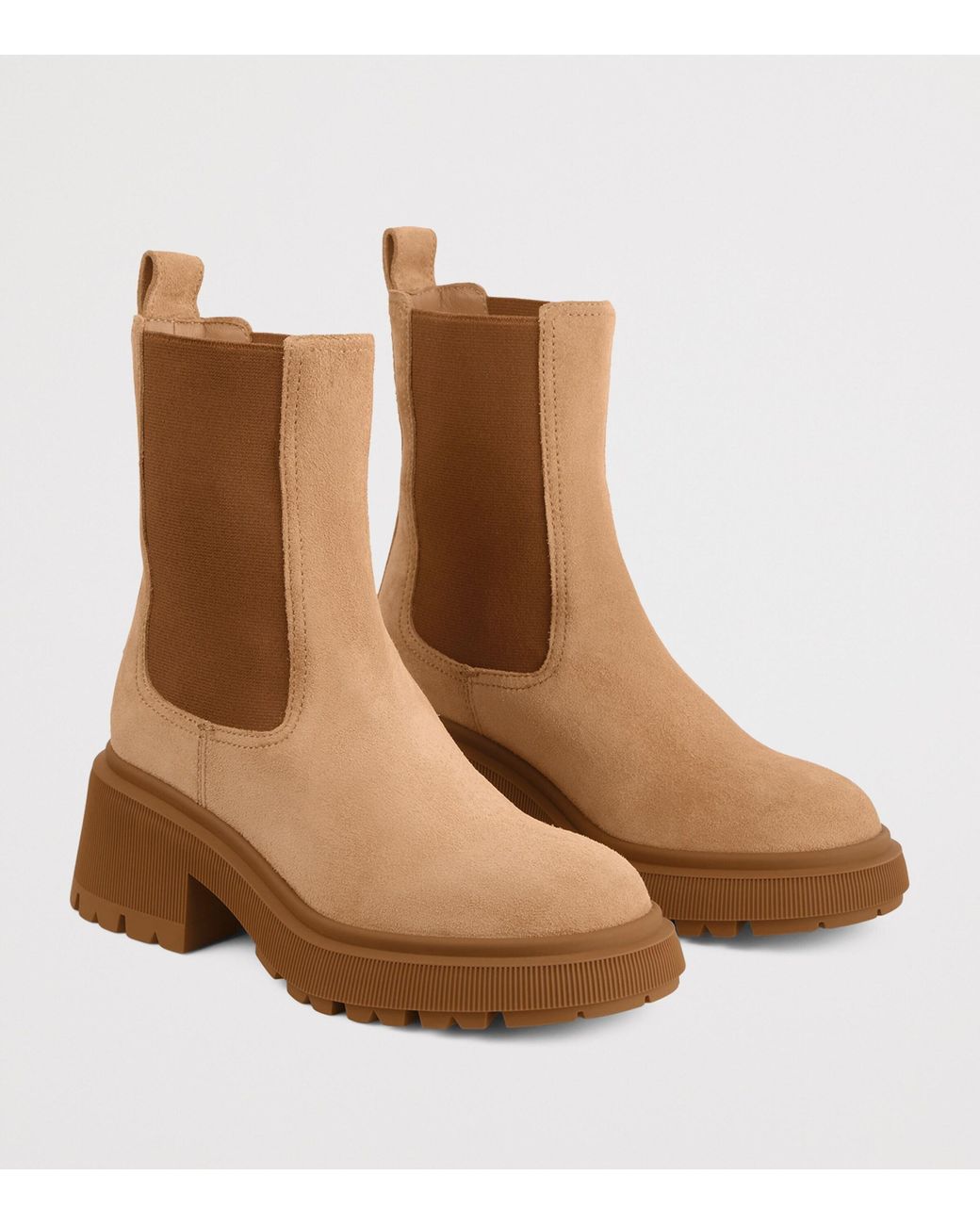 Jimmy Choo Brown Tamia 70 Suede Chelsea Boots