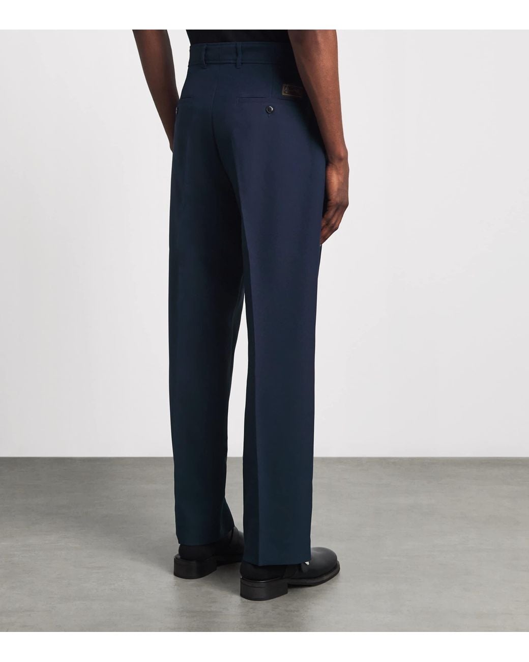 Drole de Monsieur Blue Tailored Trousers for men