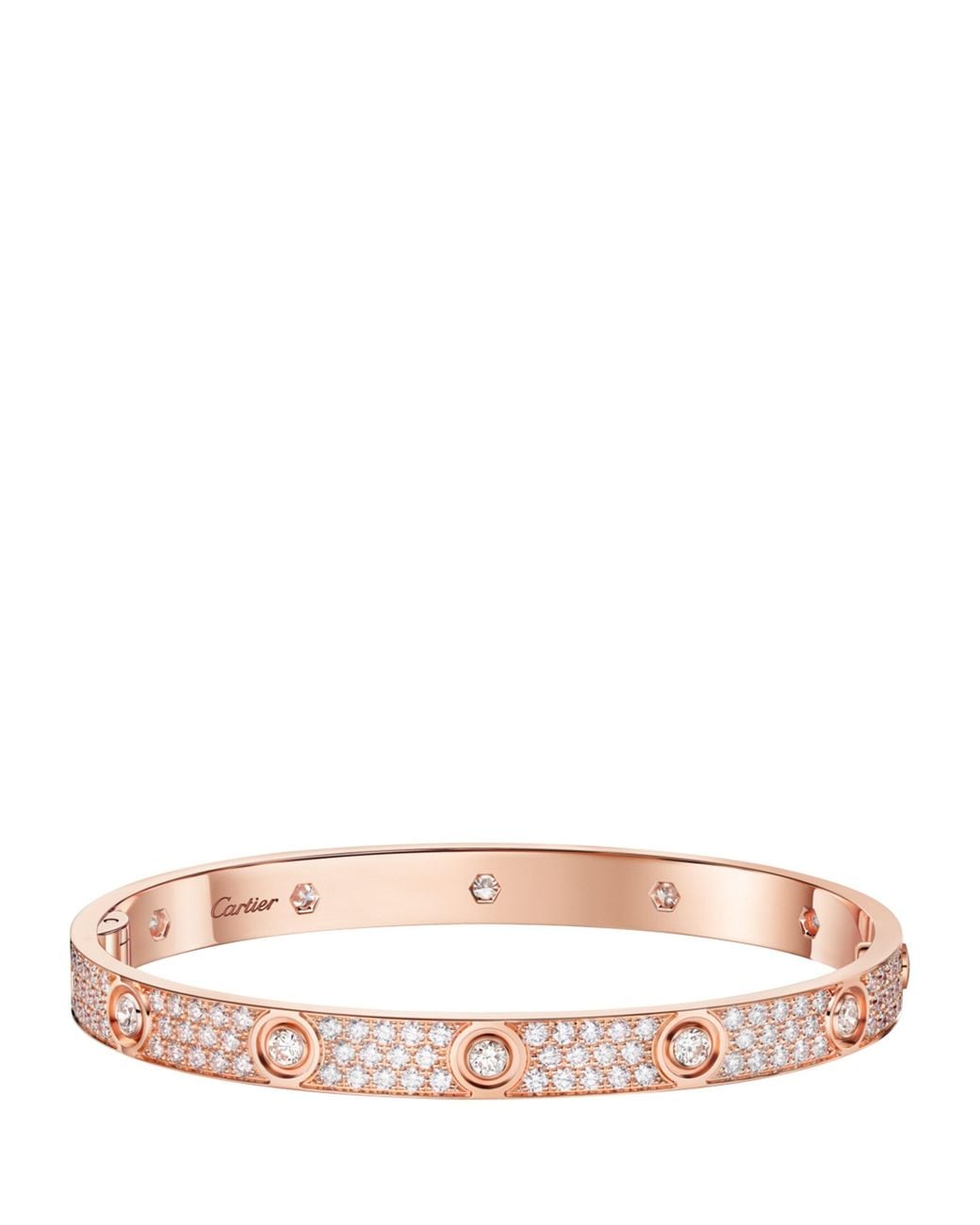 Cartier Pink Love And Diamond Bracelet
