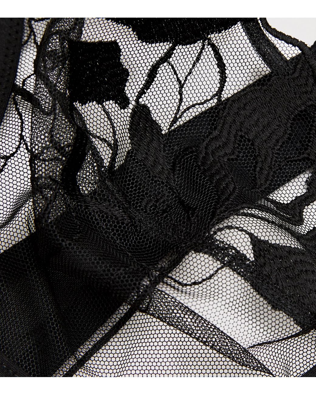 Maison Lejaby Black Lace Underwired Triangle Bra