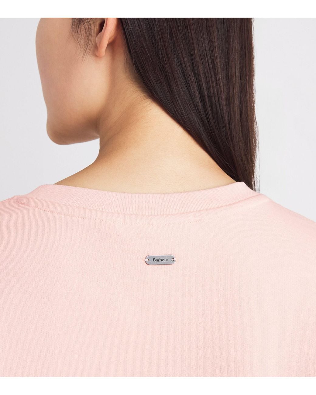 Barbour Pink Cotton Hartland Sweatshirt