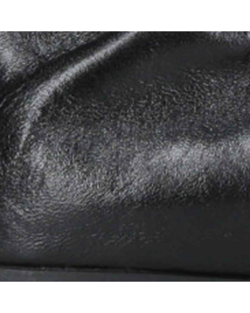 Tory Burch Black Leather Reva Travel Ballet Flats