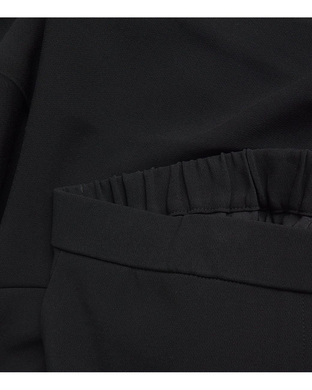 Theory Black Cropped Treeca Trousers