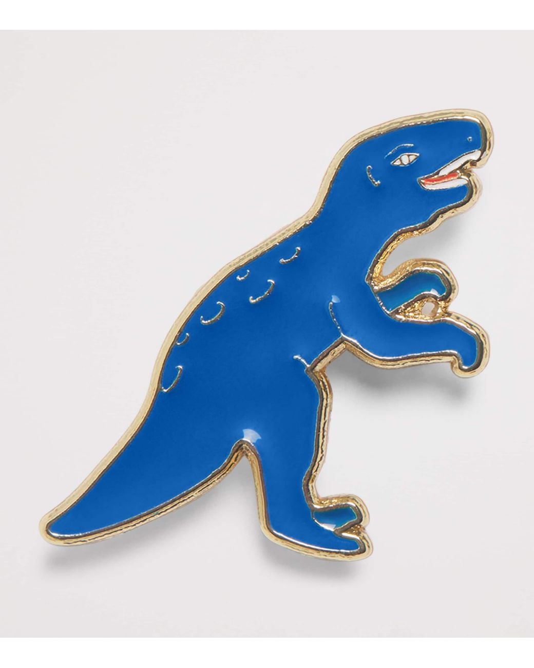 Barbour Blue X Paul Smith Dinosaur Pin Badge