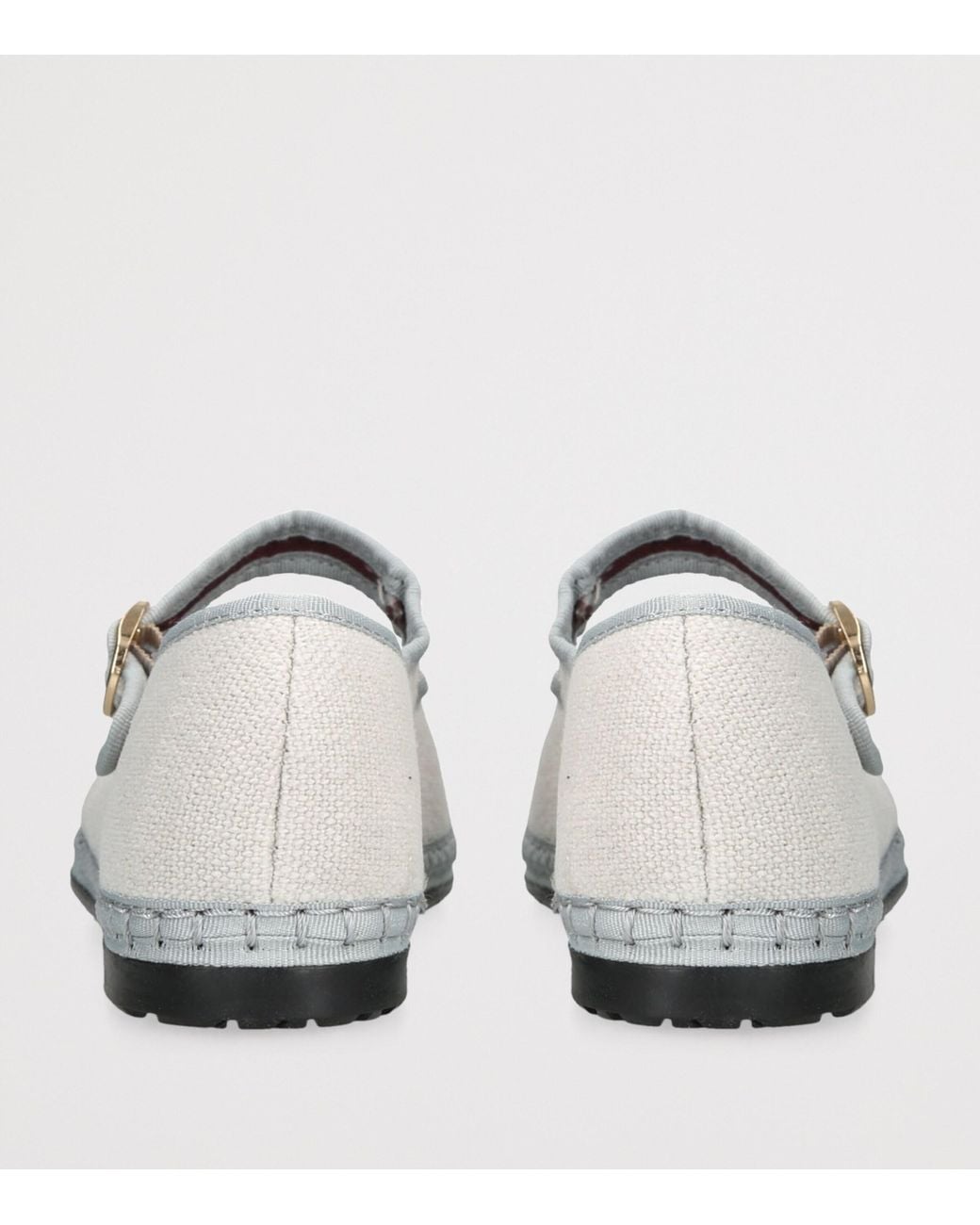 Flabelus White Linen Dalloway Mary Janes