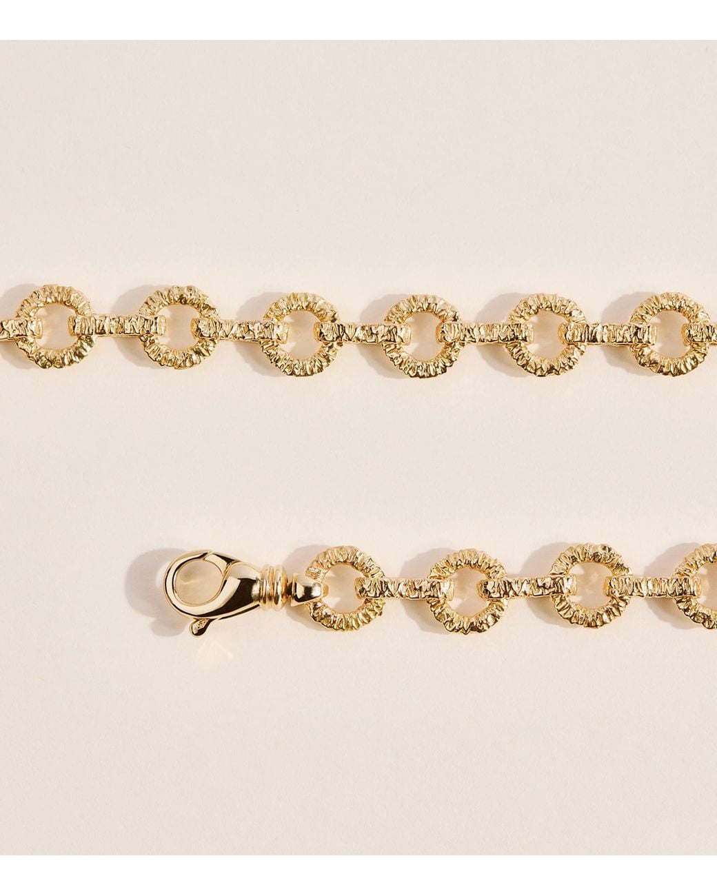 Azlee Natural Textured Chain Necklace