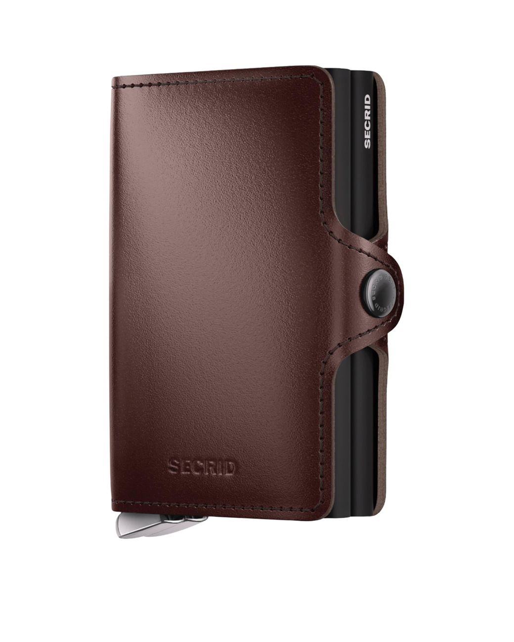Secrid Brown Leather Twinwallet for men