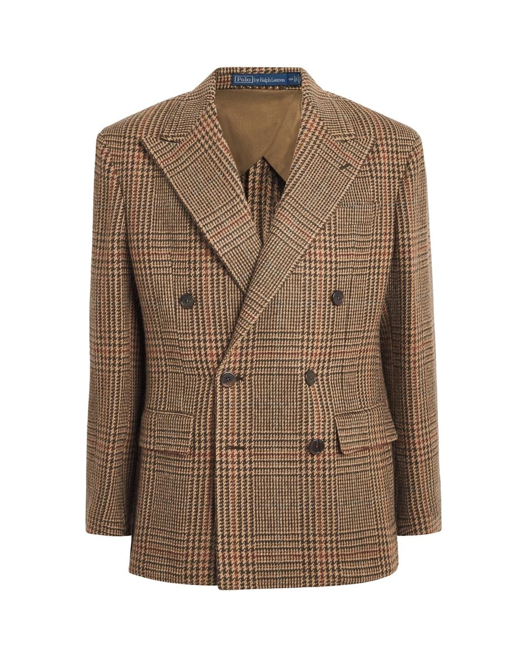 Polo Ralph Lauren Brown Wool Heyworth Glen Plaid Blazer for men