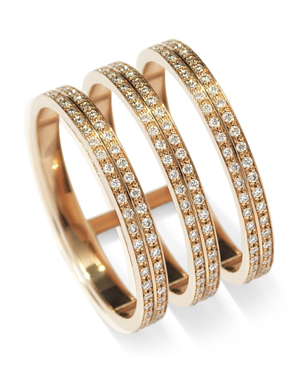 Repossi Metallic And Diamond Berbere Monotype Ring