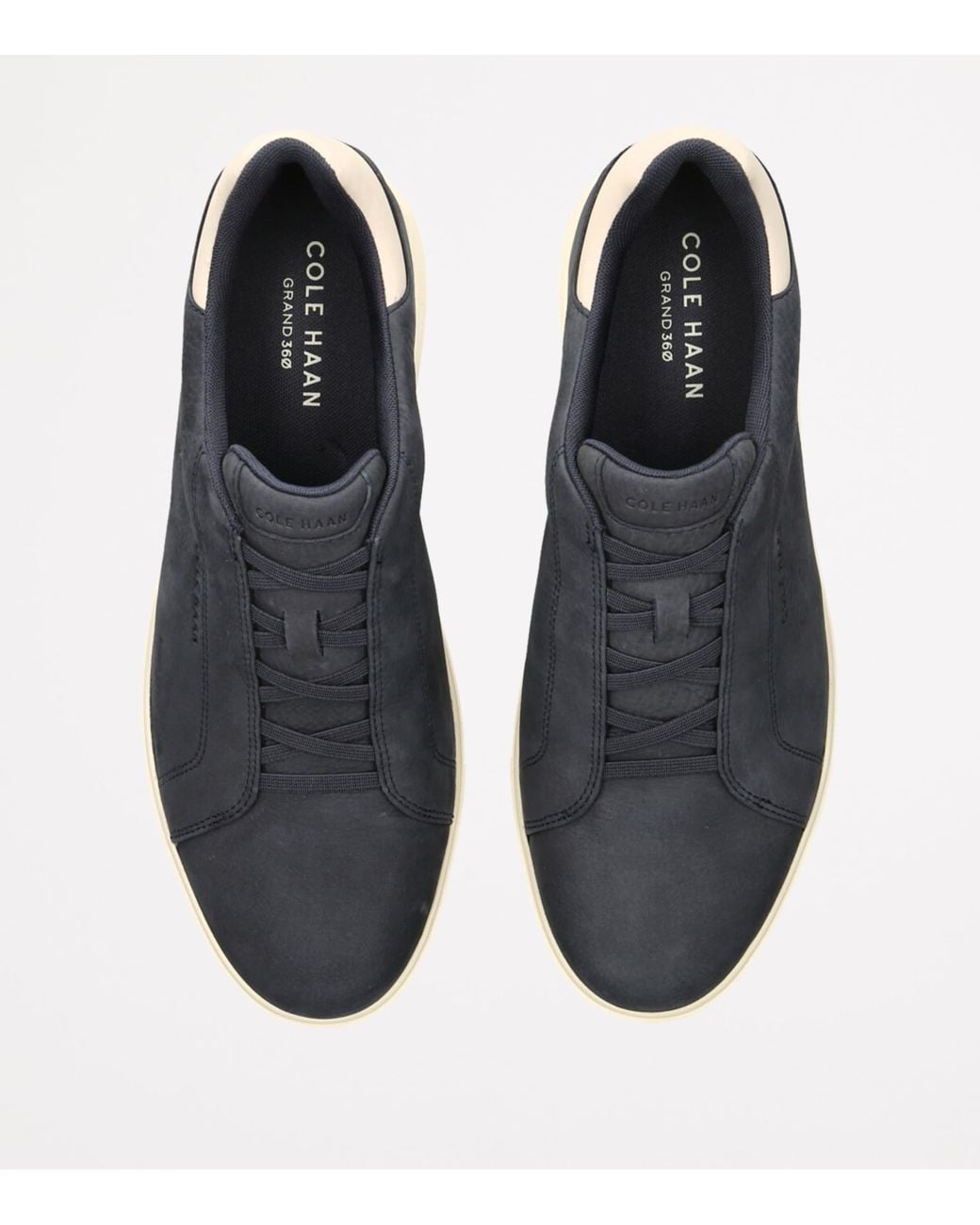 Cole Haan Blue Suede Grandprø Low-Top Sneakers for men