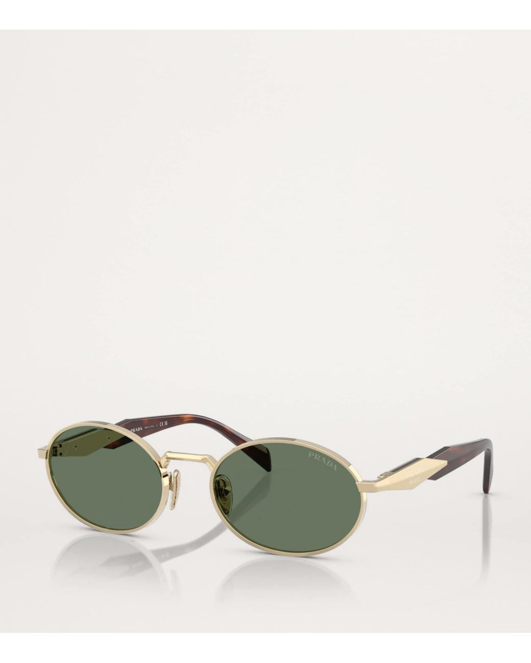 Prada Green Acetate Pr65Zs Sunglasses