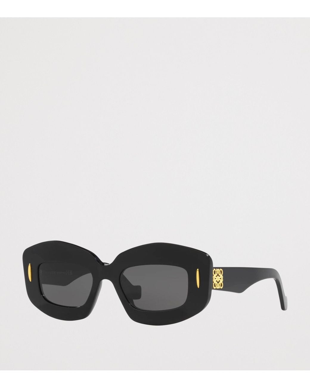 Loewe Black Chunky Anagram Sunglasses