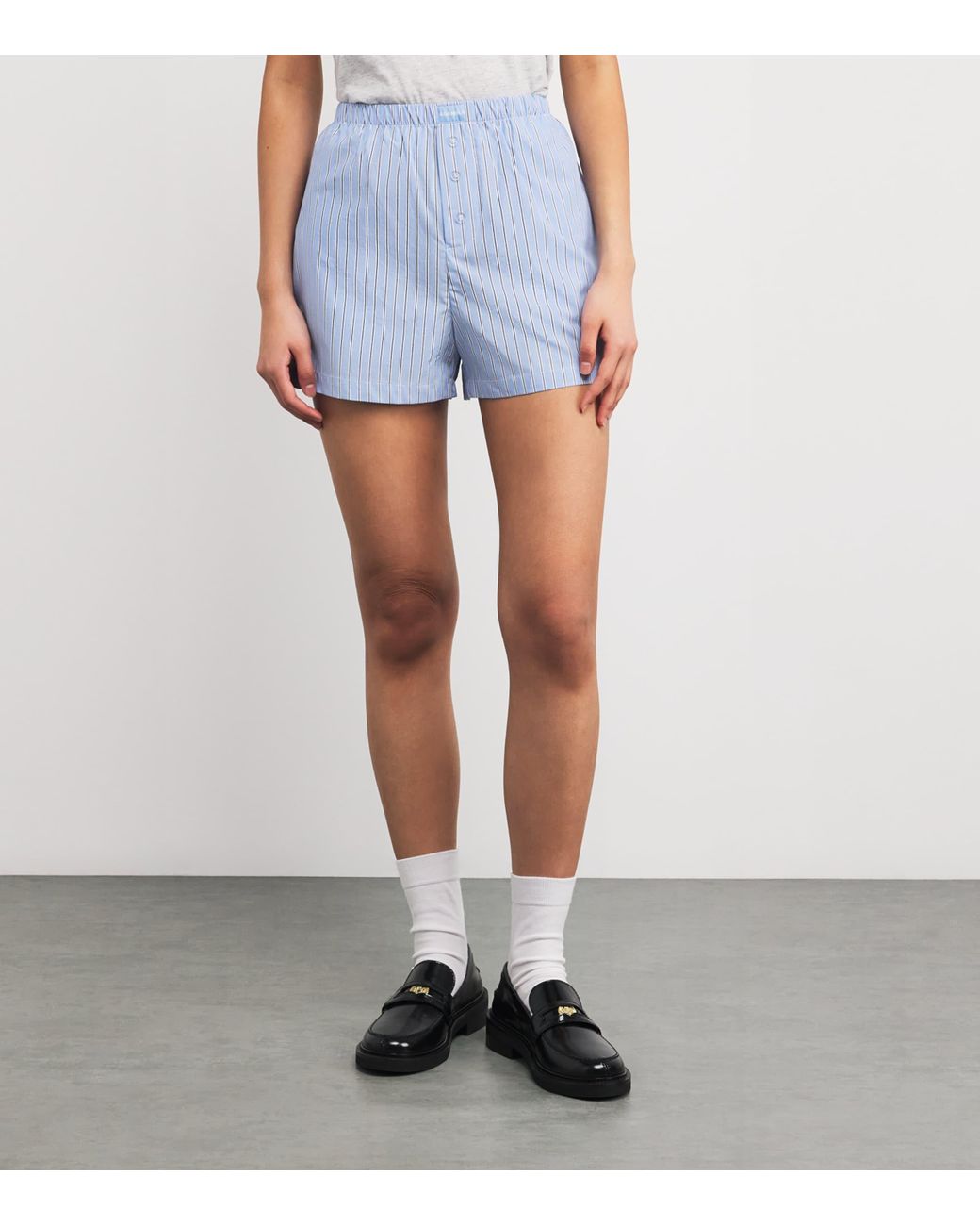 【ADANOLA】Cotton Shorts Cotton Shorts - Black