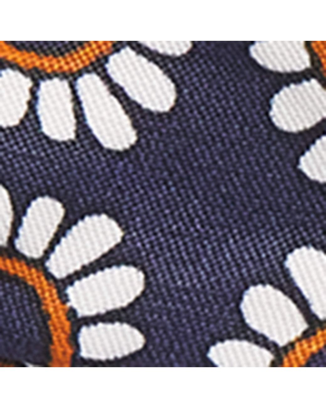 Sandro Blue Floral Print Scrunchie