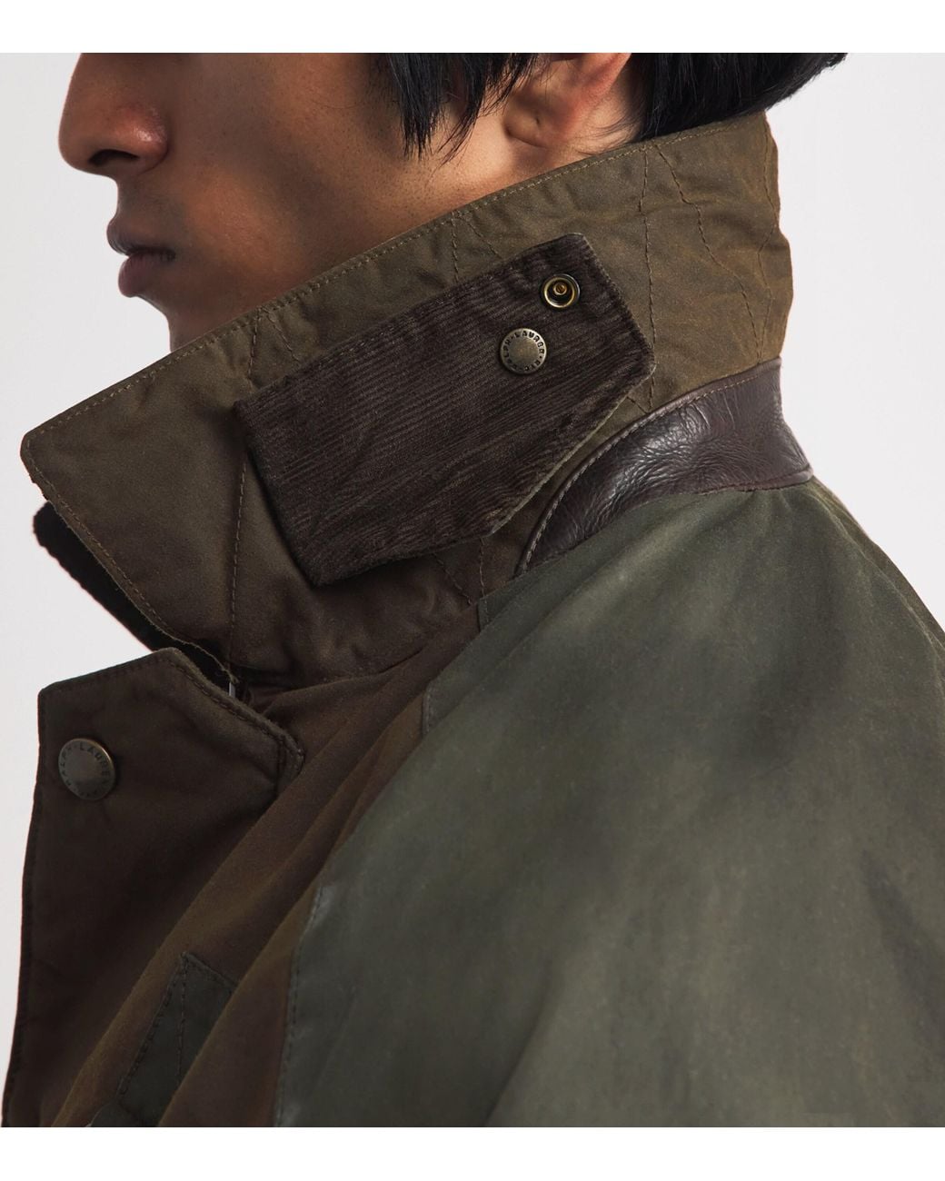 Polo Ralph Lauren Green Cotton Patchwork Oilcloth Jacket for men