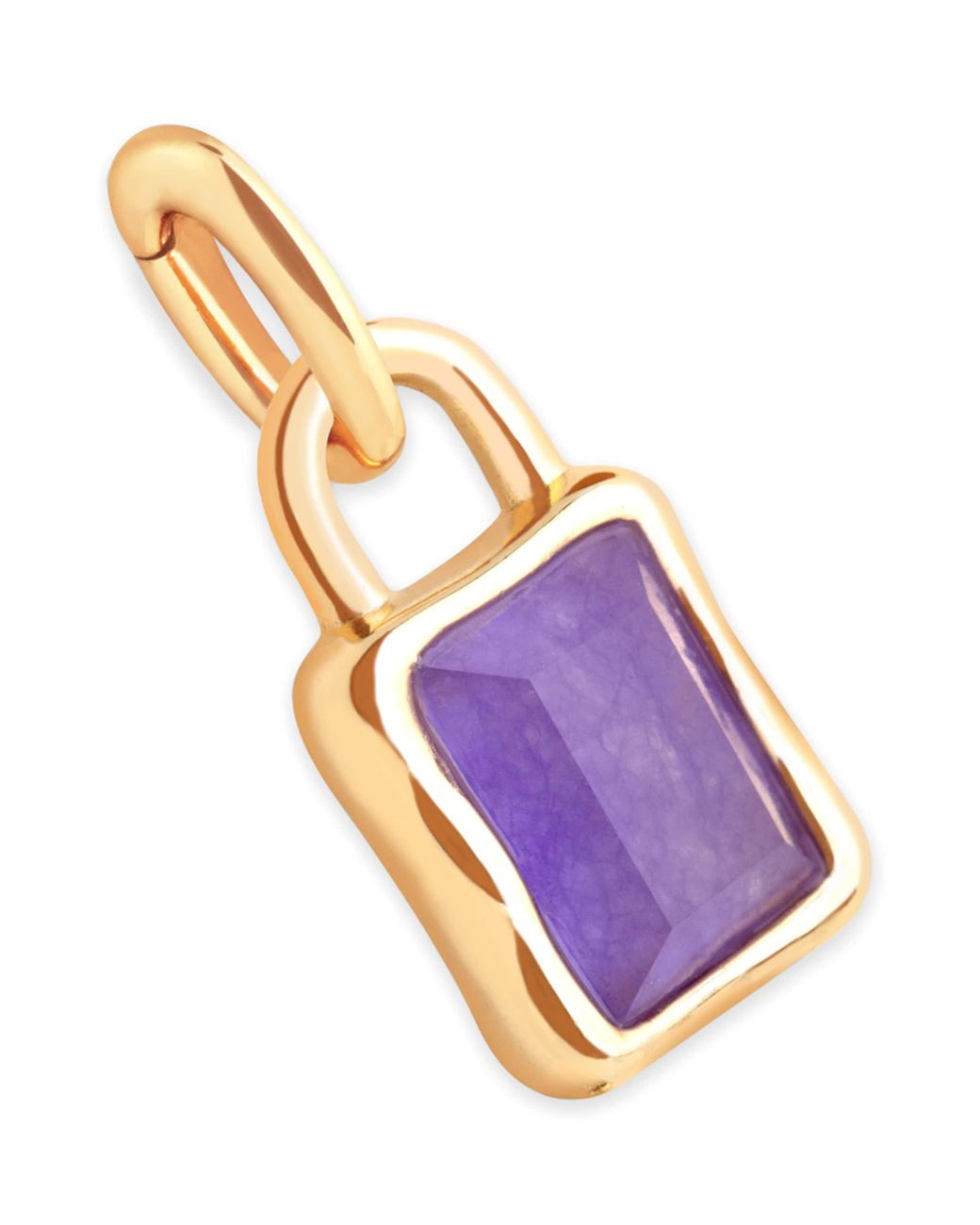 Astrid & Miyu Metallic Plated December Birthstone Charm