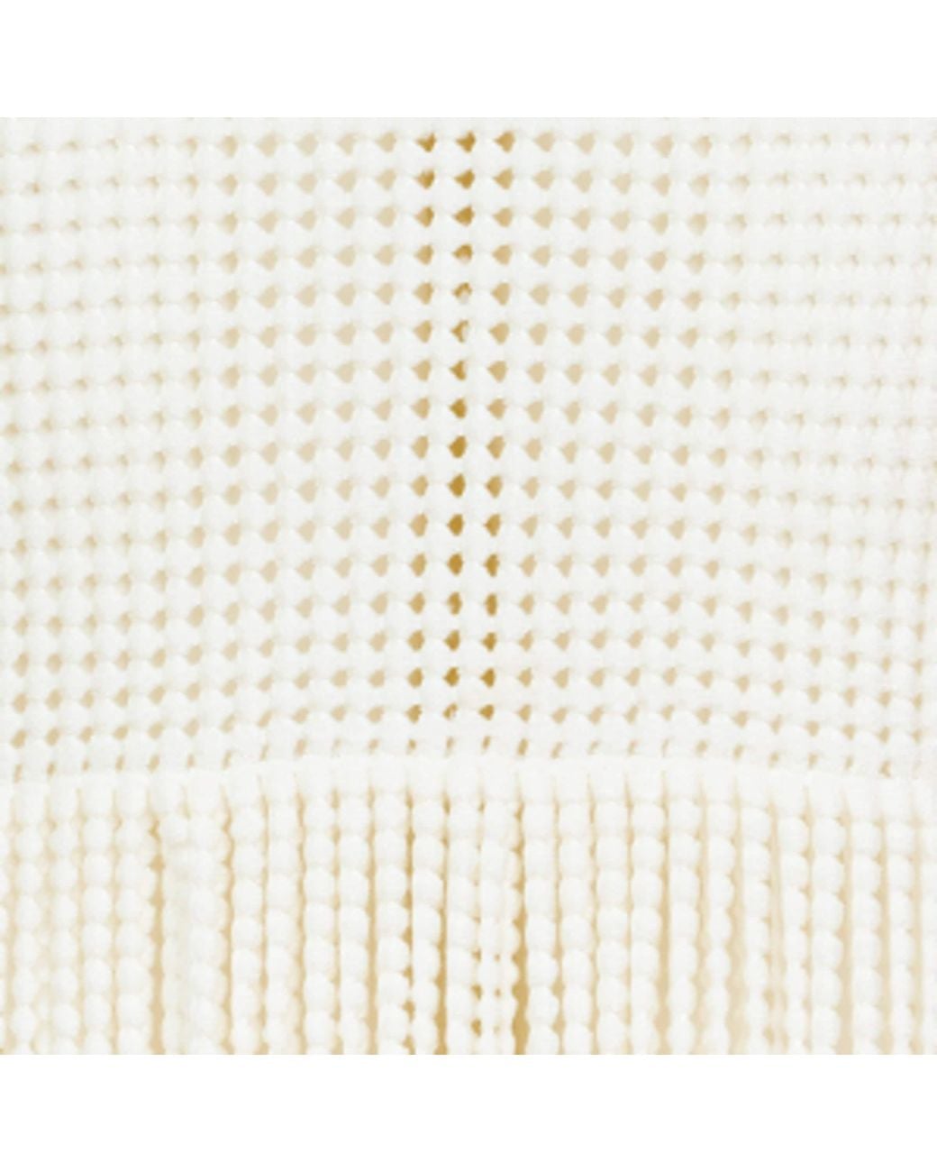 Alaïa White Fringed Midi Dress
